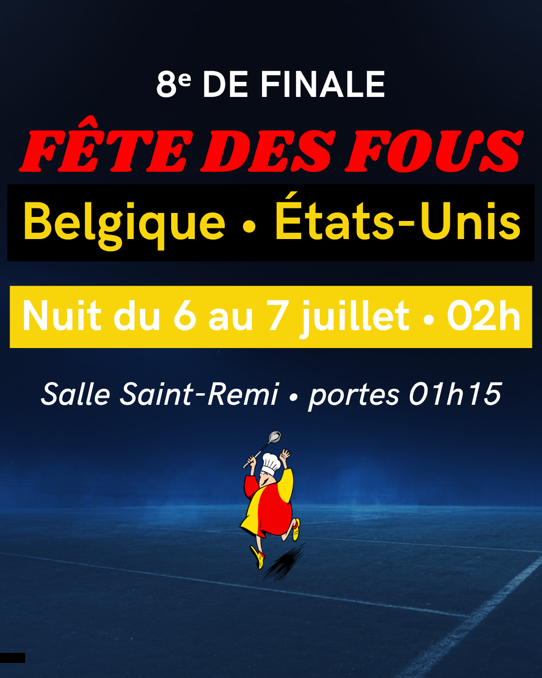 Visuel RS Match Belgique – Etats-Unis